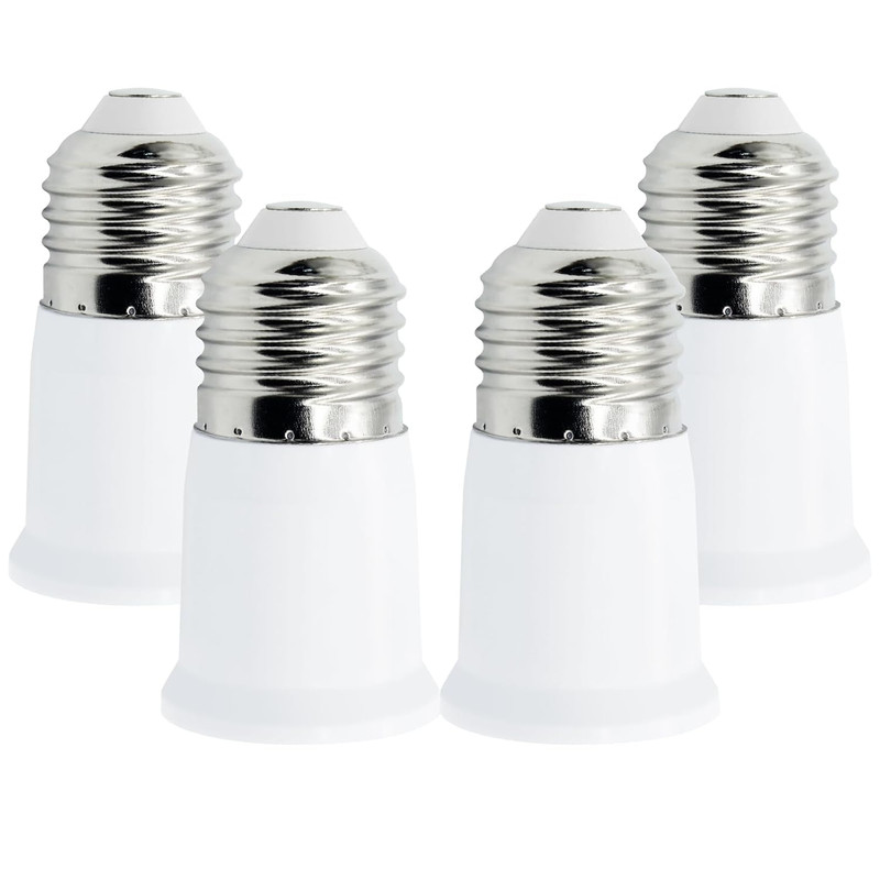 4 Pack E26 Socket Extender, 3CM/1.2 Inch E26 Light Bulb Extension Socket, Lamp H gallery