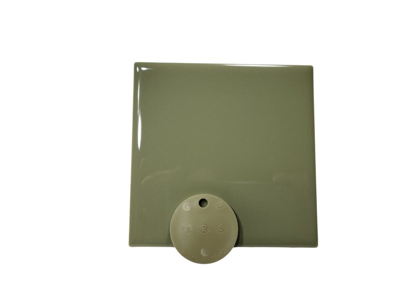 Avocado Green Ceramic Tile Shower Backsplash 4.25 in Subway Mid Century Modern gallery