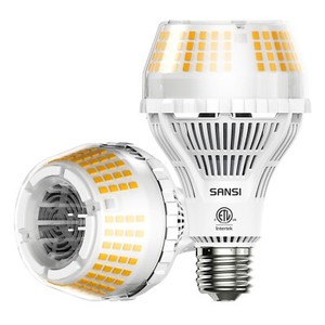 2Pack 200W Equiva A21 LED Light Bulb 3000lm 3000K Soft Warm E26 22-Year Lifetime gallery