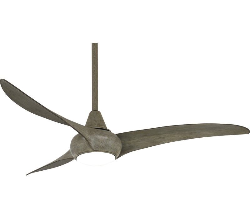 Minka-Aire Light Wave 52" Ceiling Fan with LED Lights & Remote, Driftwood gallery