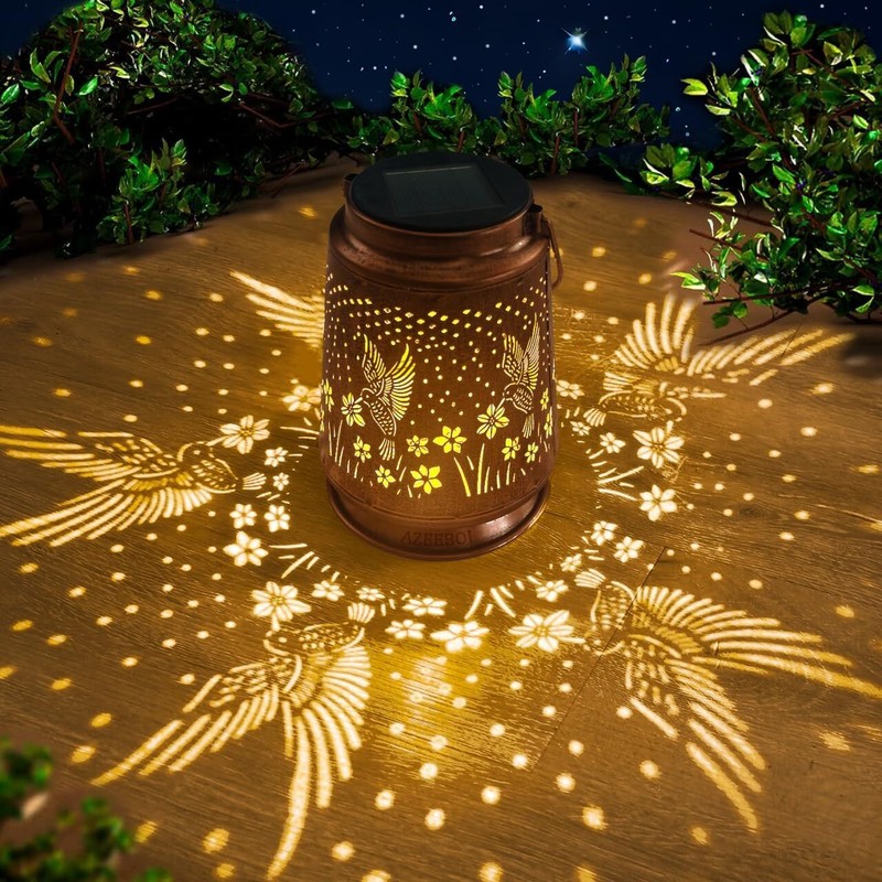 6Pack Solar Power Hanging Lights Outdoor Garden Tree Bars LED Solar Decor Lamp gallery