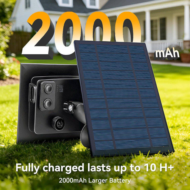 S11 30FT Solar String Lights Outdoor with Remote, Waterproof Dimmable Patio Ligh gallery