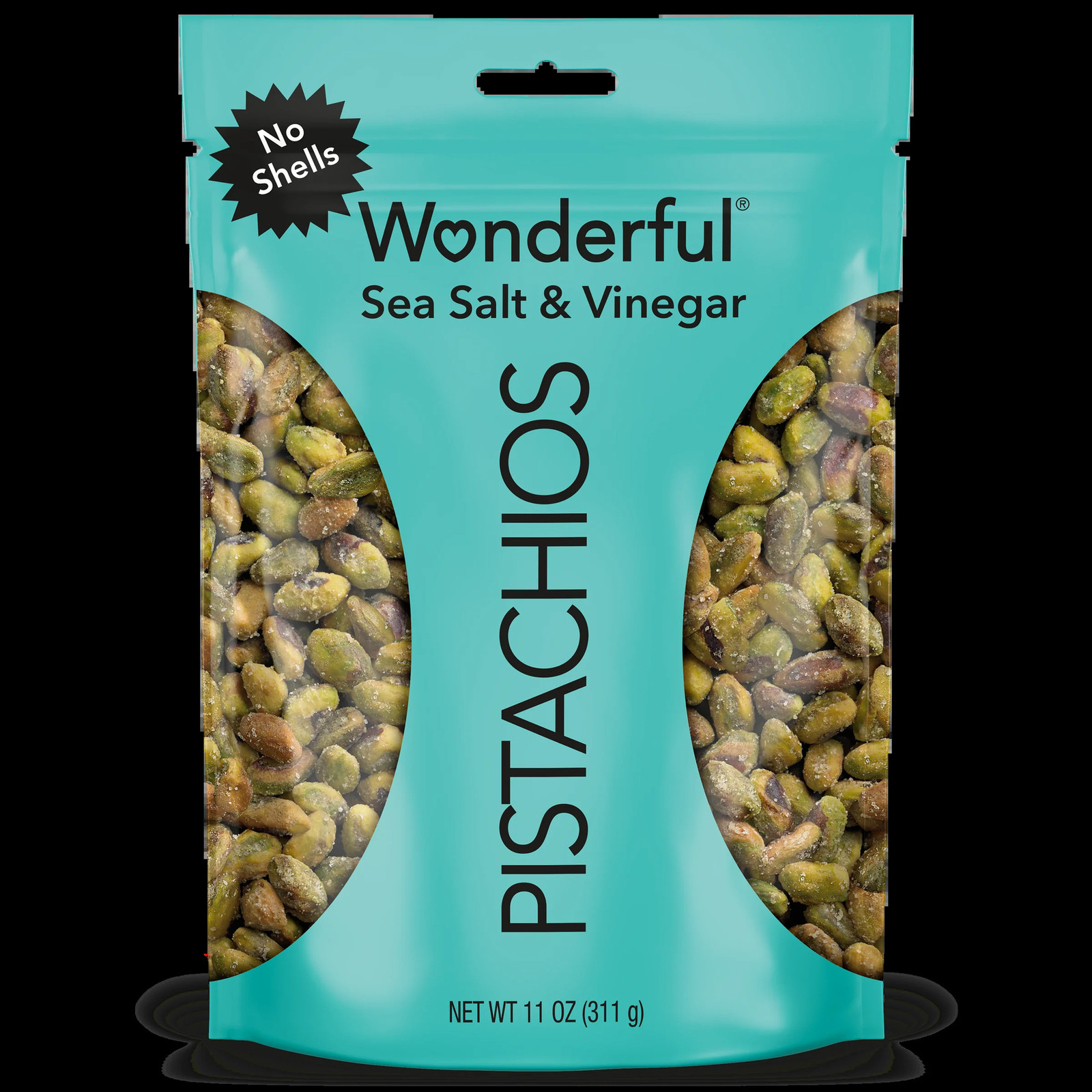 Wonderful Pistachios No Shells Sea Salt & Vinegar Nuts, 11 Ounce Bag gallery