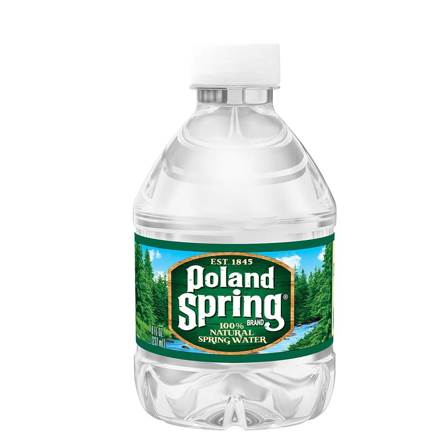 Poland Spring 100% Natural Spring Water, 8 ounces, 12 pack gallery