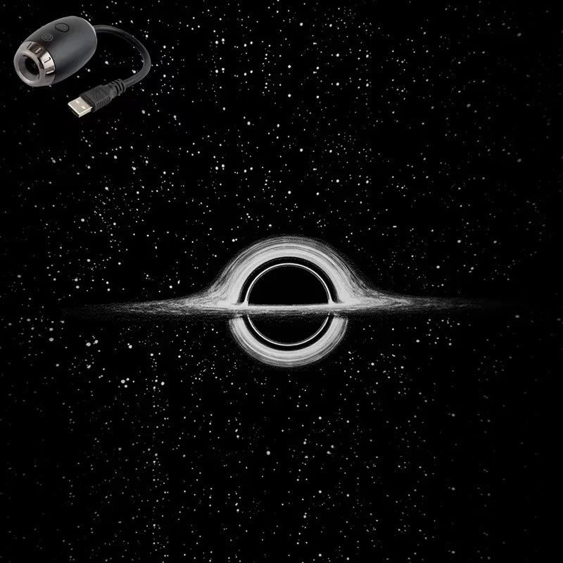 USB Car Ambient Light Galaxy Projector LED Night Lamp Saturn Interior Decor gallery