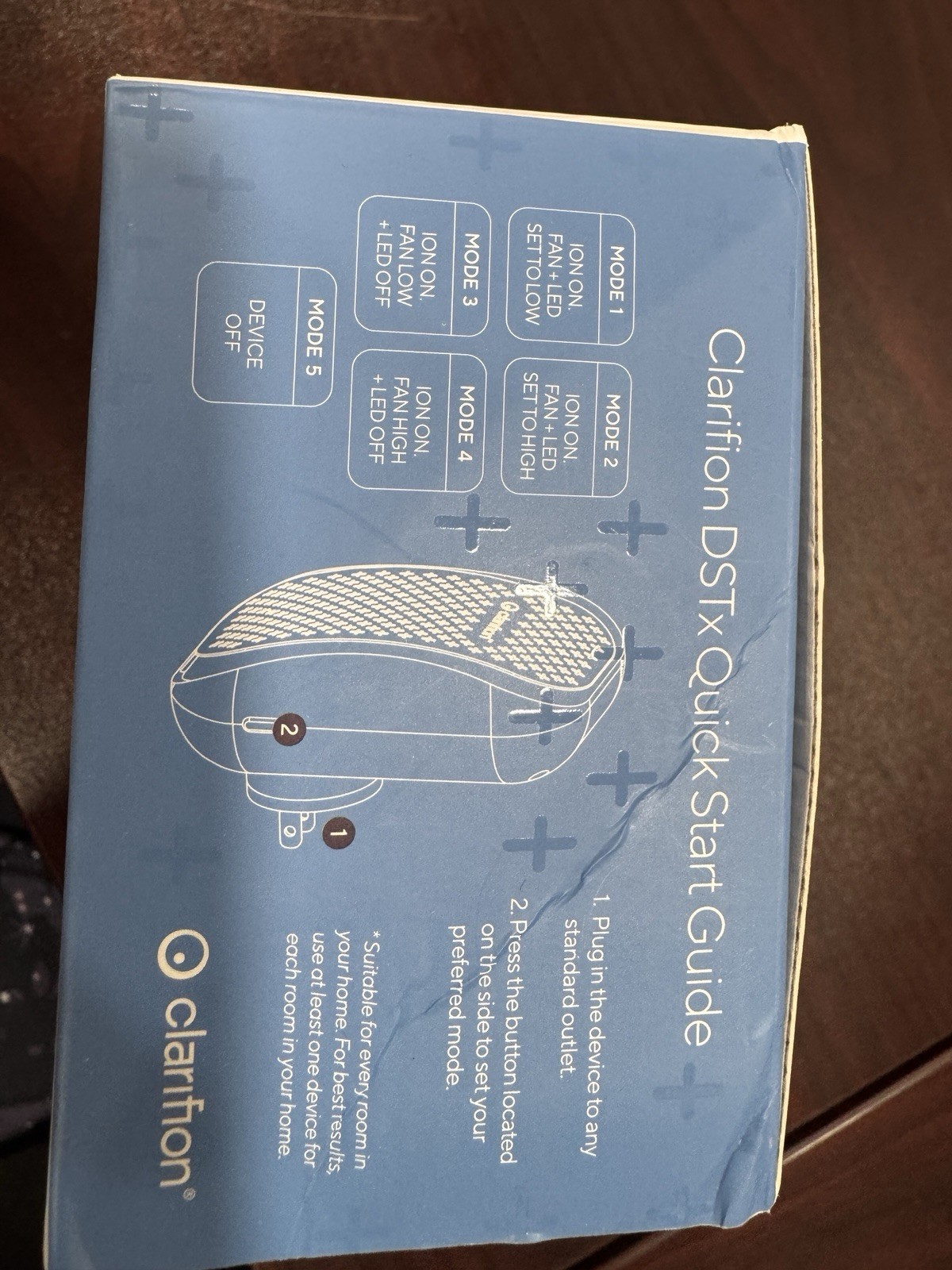 Clarifion DSTx Air Ionizer Open Box Missing Extra Replacement Filter gallery