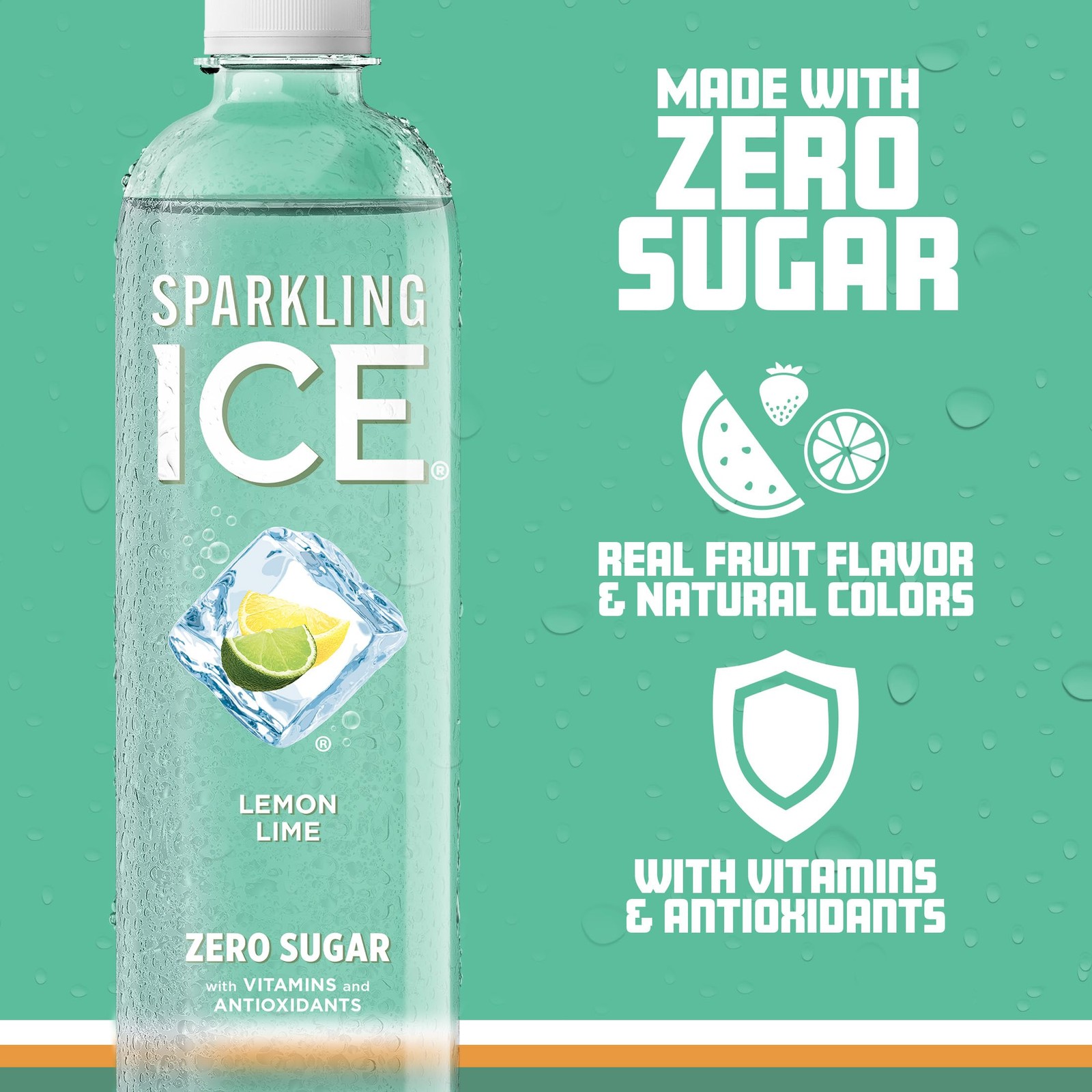 Sparkling Ice, Lemon-Lime, 17oz (Pack of 5) 17 Fl Oz gallery