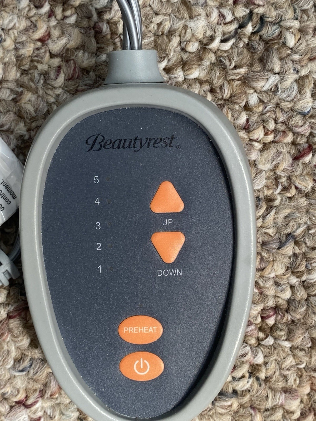 BEAUTYREST Heated Mattress Pad Controller SCMP type Remote 2.1.1 2.5.1 gallery