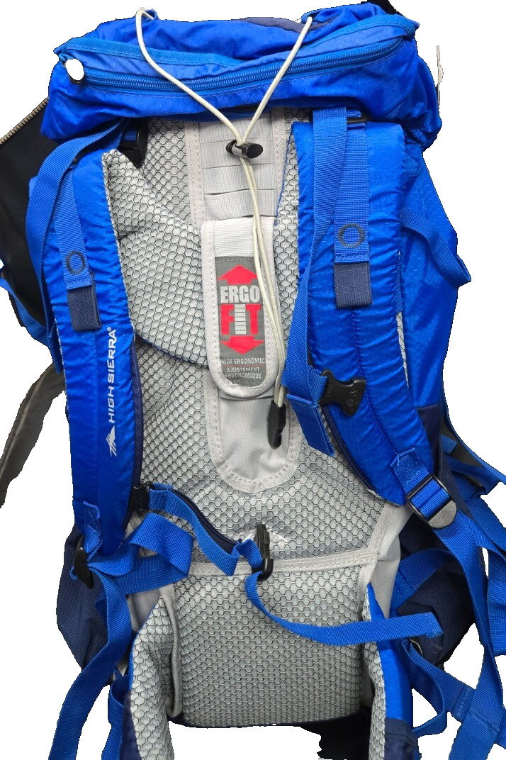 High Sierra Tangent 45 Top-Loading Frame Pack Ergo  Blue 2