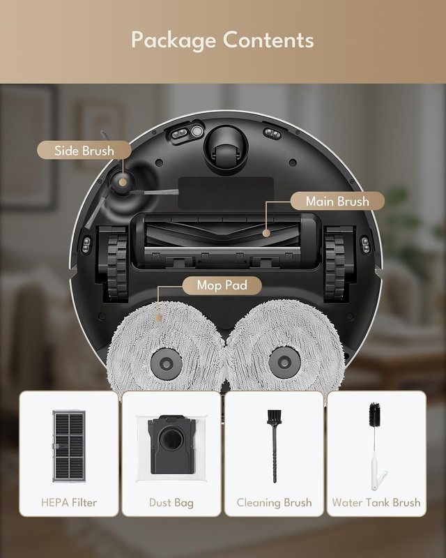 E40 Ultra Replacement Parts Compatible with Mova E40 Ultra Robot Vacuum Cleaner gallery