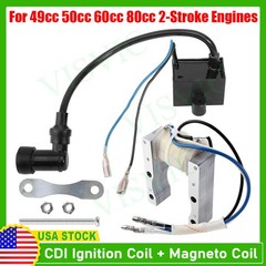 Ignition Coil CDI High Performance For 49cc 60cc 66cc 80cc Motorized Bike