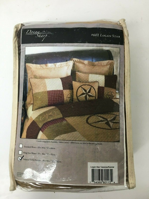 Donna Sharp 601 Logan Star, Valance/Runner 16x56in / 41 x 142cm TDS gallery