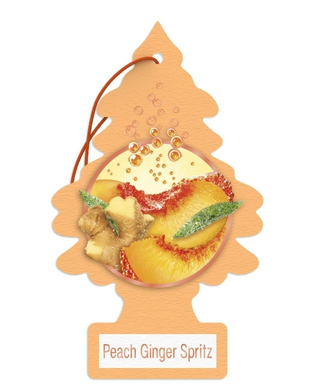 24 Pack Little Trees Peachy Ginger Spritz Scent Air Fresheners for Car and Home gallery