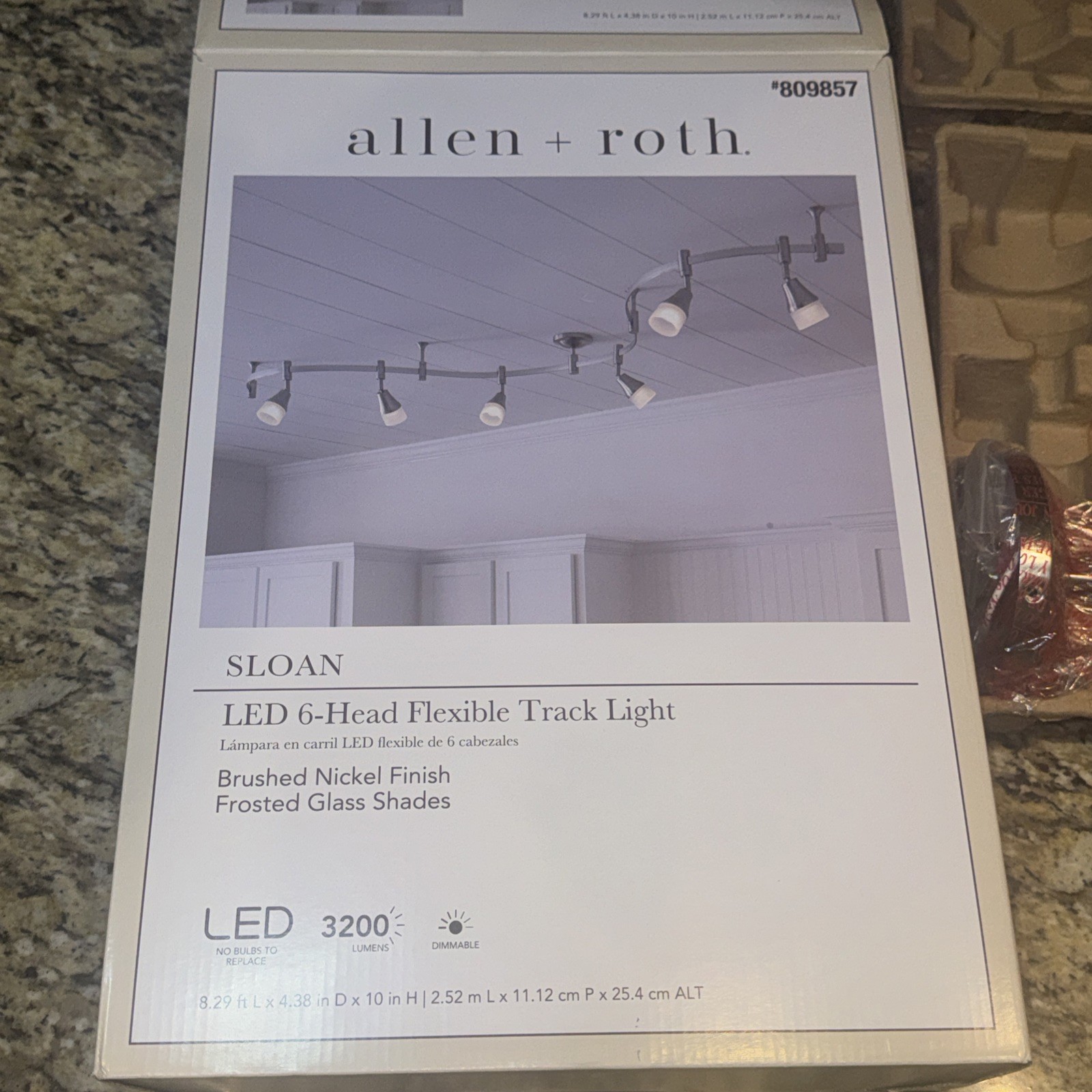 Allen + Roth Sloan just LED Flex Track Head Nickel # 0809857 / 20272-000 gallery