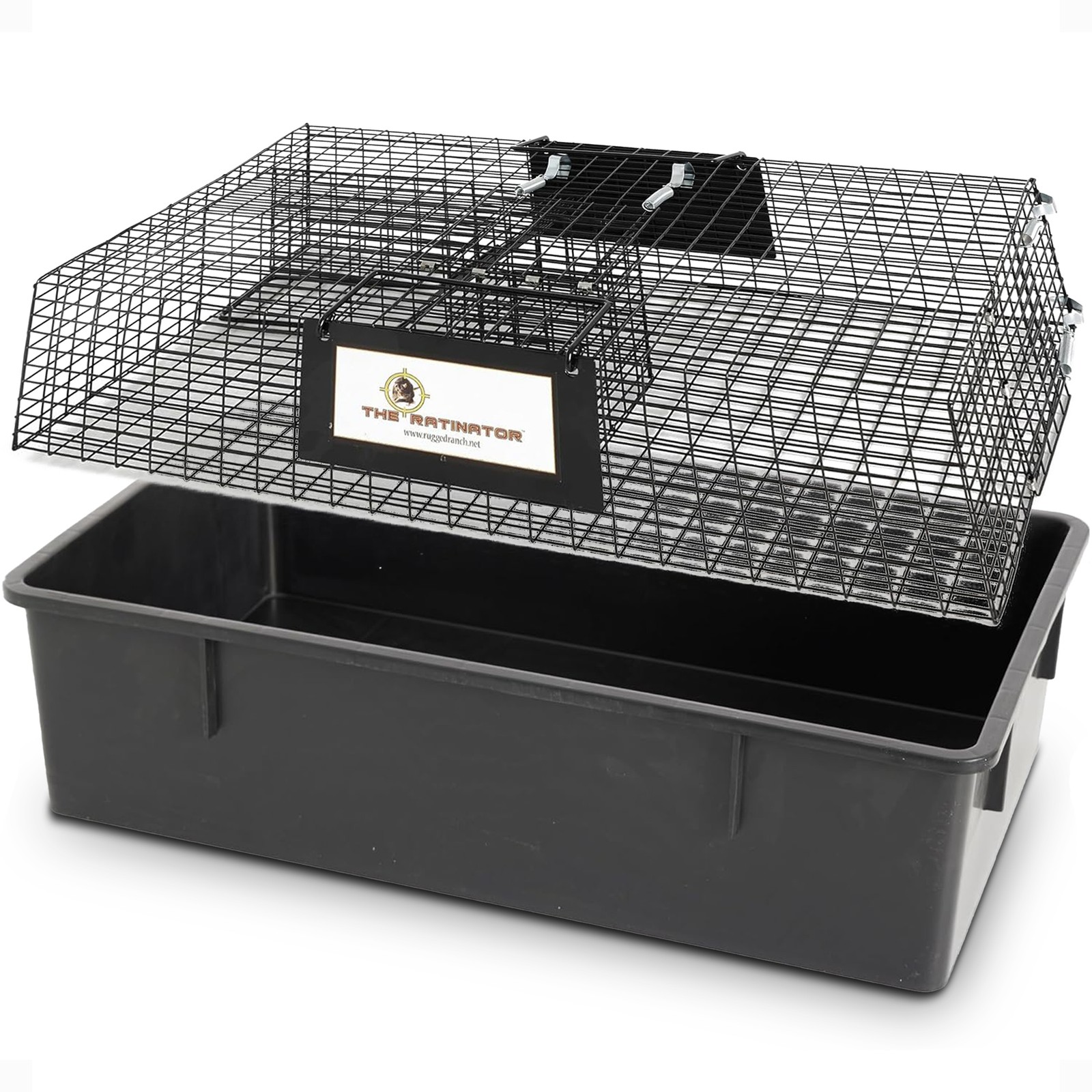 Rugged Ranch RATTR Ratinator Live Rat Multi-Catch Animal Metal 2 Door Trap Cage gallery