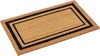 Black Border Coco Coir Doormat, 22" x 36", Non-Slip Backing, Heavy Duty Natur... gallery