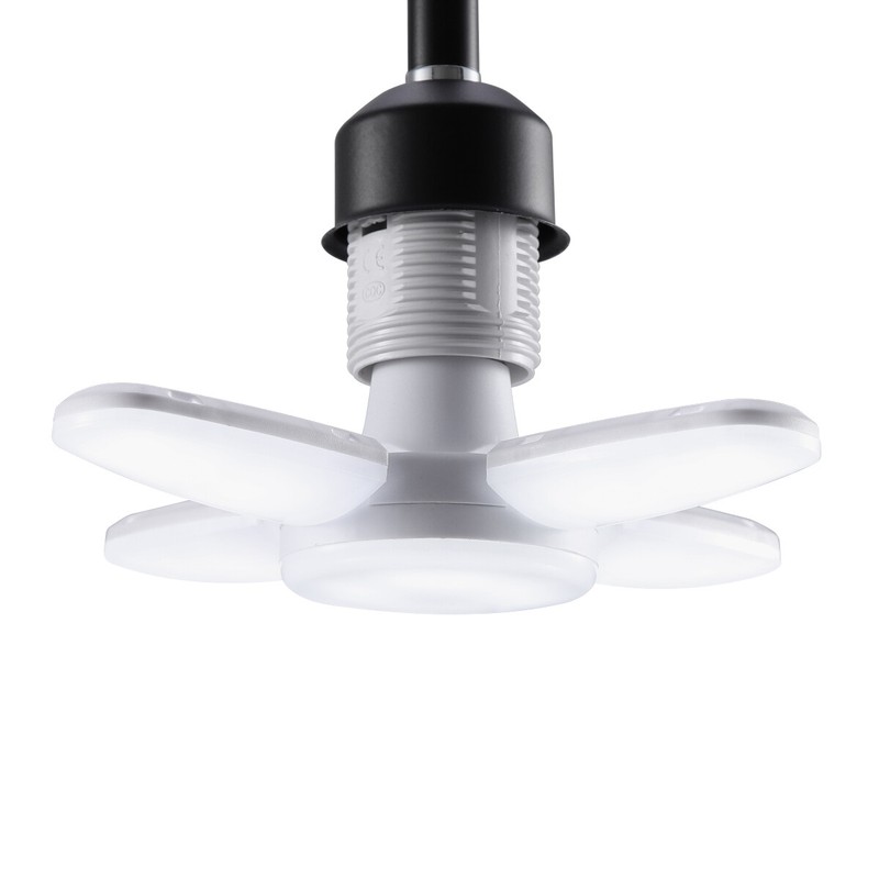 3 Pack E27 LED Garage Light, 28W, Flexible Ceiling Fixture Durable Workshop Lamp gallery