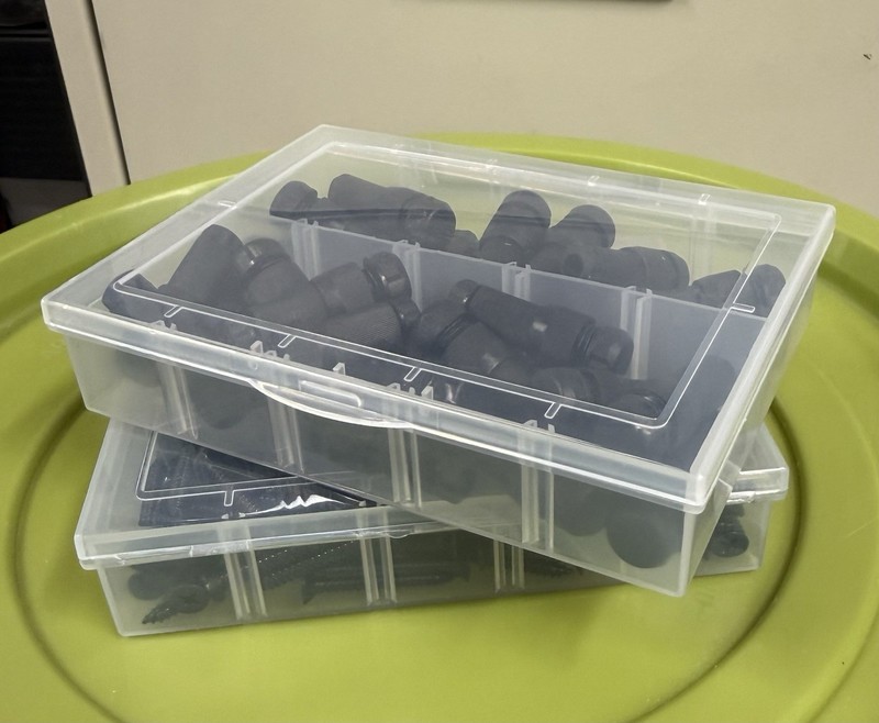 Small Plastic Storage Container - 10 Compartment, for Fishing, Beading, Etc., x1 gallery