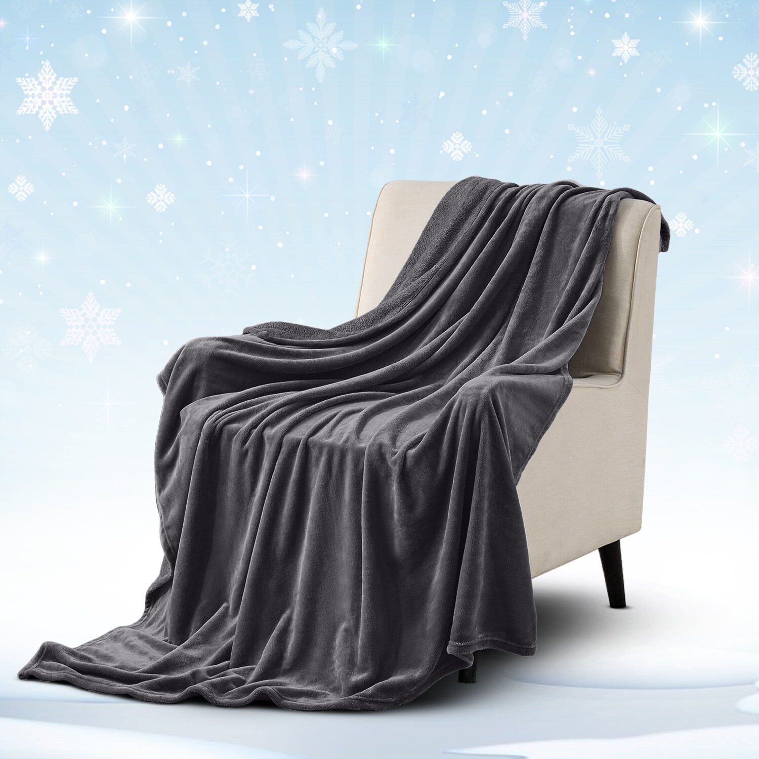 Large Fleece Blanket Luxury Soft Light Weight Mink Throw Bed Blankets Twin Queen gallery