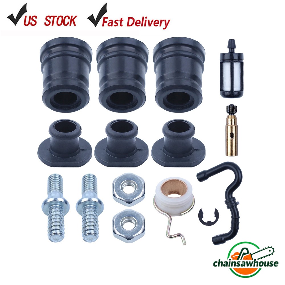 Oil Pump Worm Gear Fuel Filter Kit For Stihl MS180 MS180C 017 Chainsaw Part US gallery