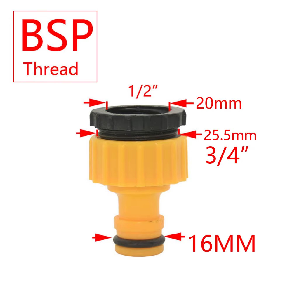 Garden Hose Quick Connector 1/2 3/4 1 Inch Pipe Coupler Stop Water Connector 32/ gallery