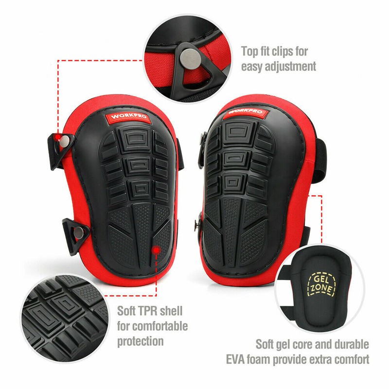 WORKPRO Knee Pads for Work Construction Gardening Flooring Carpentry Garage USA gallery