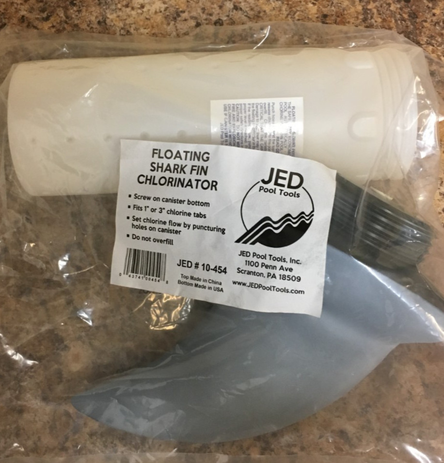 JED Pool Tools 10-454 Floating Shark Fin Pool Chlorinator gallery