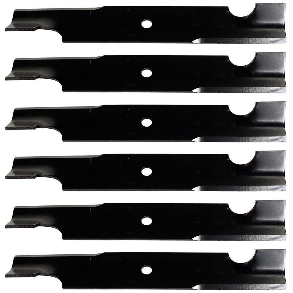 Qty 6: Notched Mower Blade Fits Bad Boy Replaces 038-5350-00 gallery