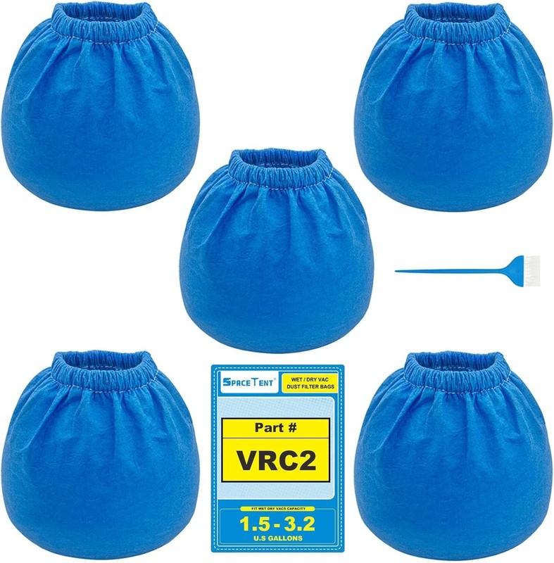 5 Pack VRC2 Vacuum Filter - for 2.5 Gal Vacuums Armor All AA255 Cloth Filter gallery