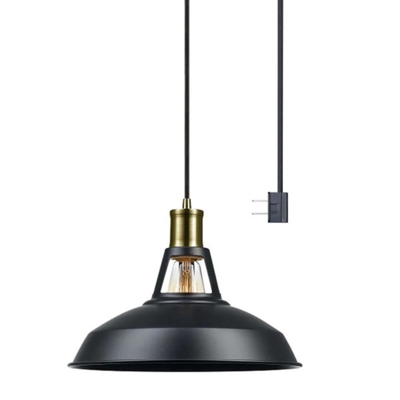 Globe Electric Robin Ceiling Light Antique Brass 60W E26 Bubble not included gallery