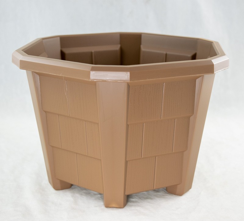 2 Mix 10 " Japanese Hexagon & Square Plastic Bonsai Training Pot / Planter gallery