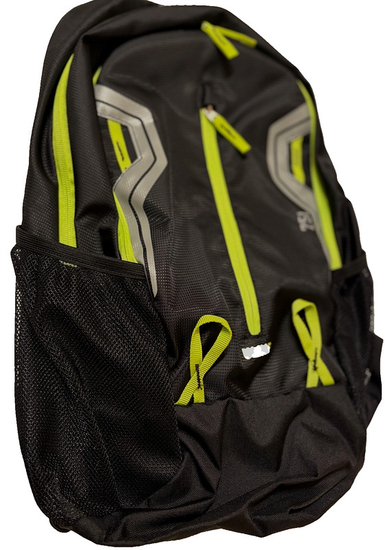 NEW ULINE 25L DaypackBackpack  Black/Lime Green High-Visibility Adjustable Strap 3