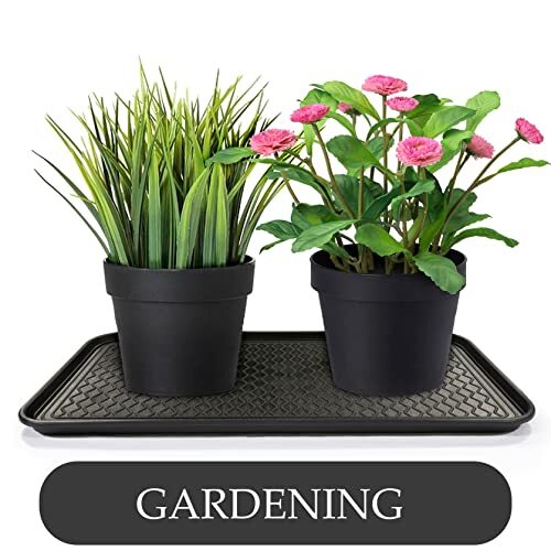 Multipurpose All-Season Boot Tray Mat 15" x 30" Raised Edge 1.2" Black - Idea gallery