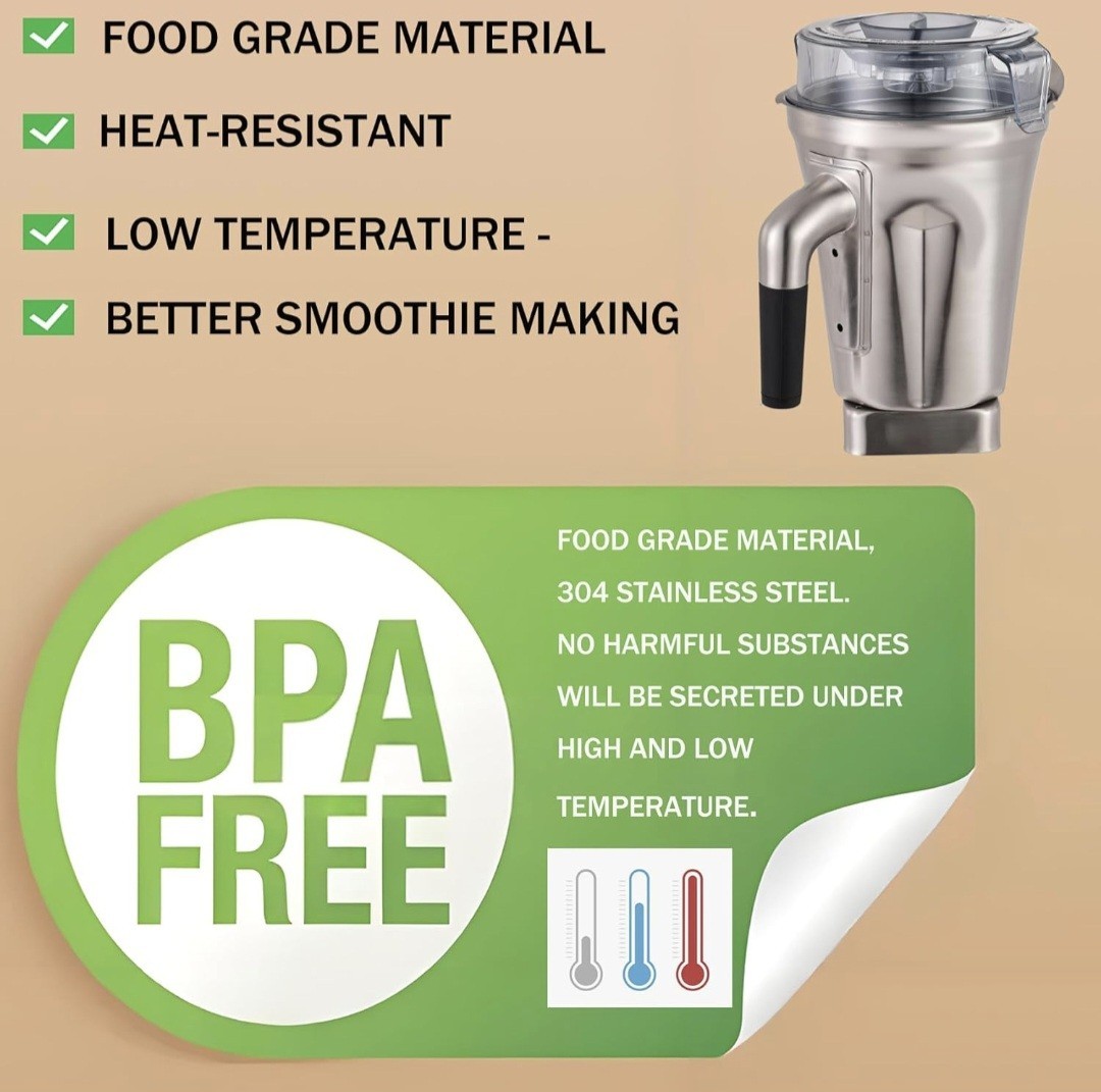 48oz Stainless Steel Container Pitcher, Compatible with Vit 5200 5000 6300 Vm... gallery