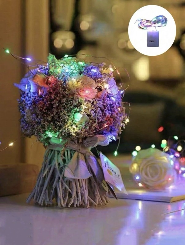 Fairy String Lights Battery Operated LED Lamp Christmas Party Wedding Home Decor gallery