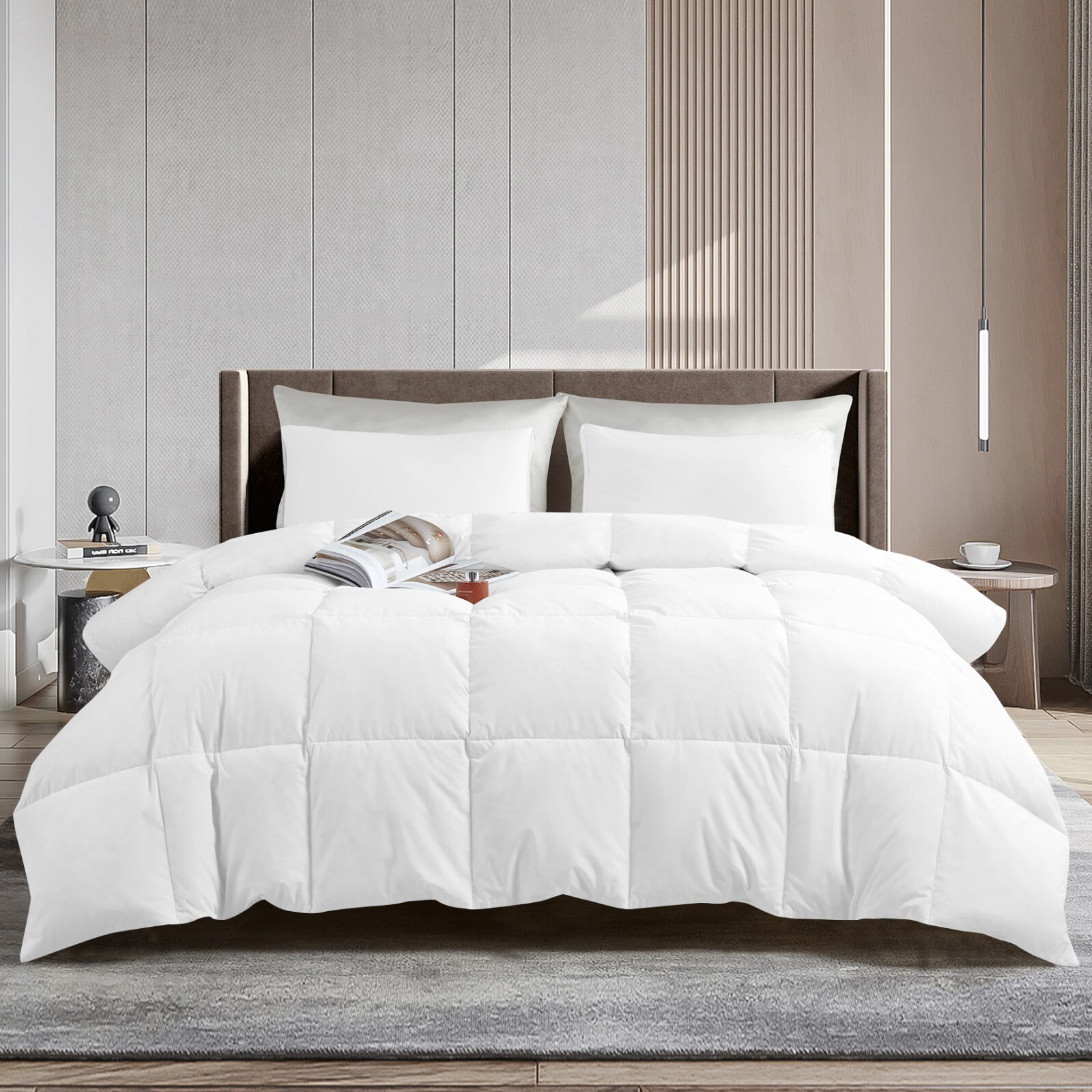 Luxury Bedding Comforter Duvet Insert With Corner Tab King Queen Size All Season gallery
