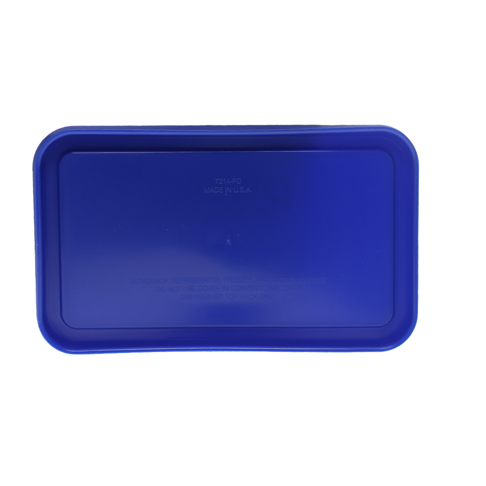 Pyrex 7214-PC Cadet Blue Rectangle Plastic Food Storage Replacement Lid (6-Pack) gallery