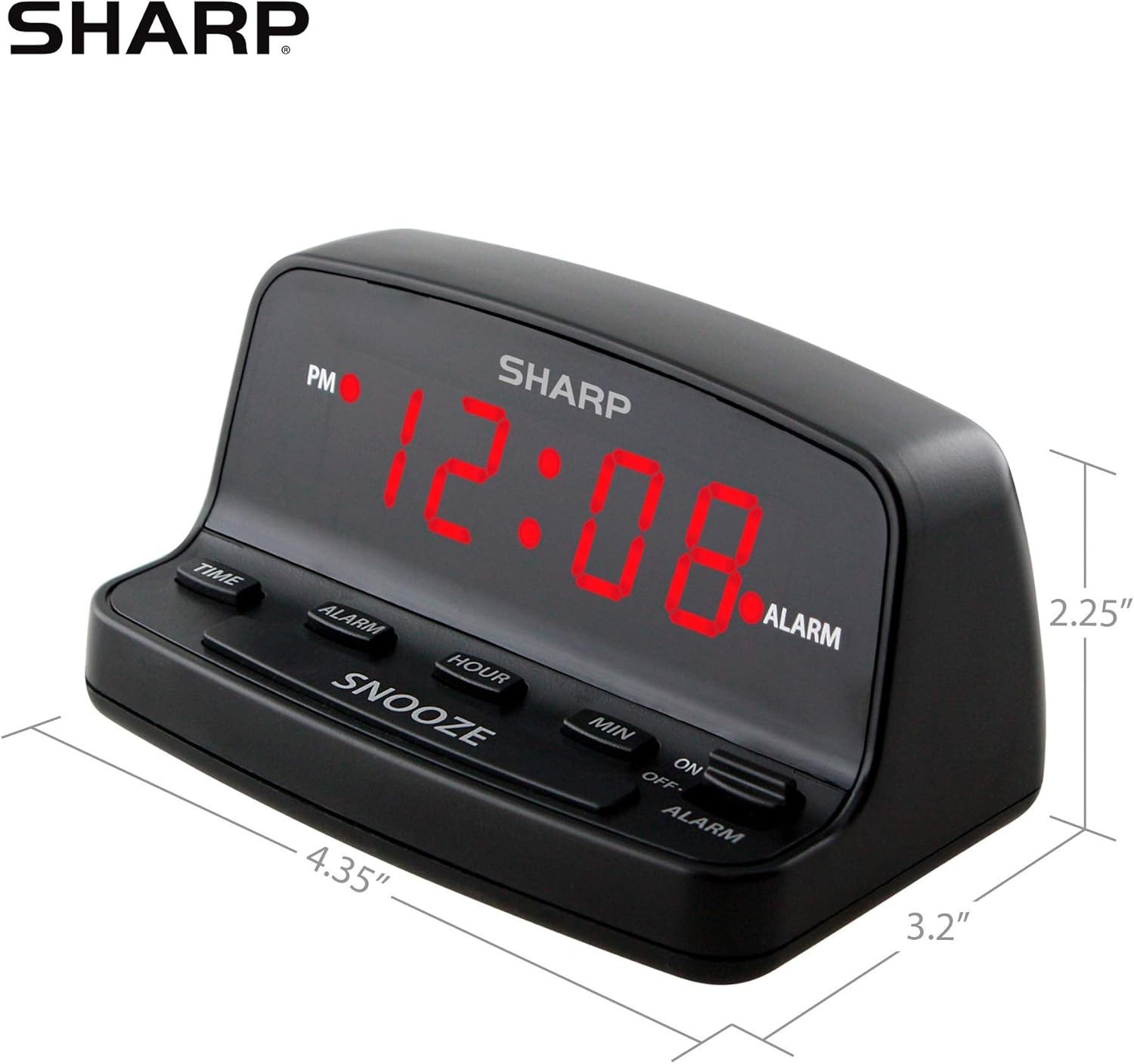 Super Extremely Extra Loud Alarm Clock for Very Heavy Sleeper Battery Backup NEW gallery