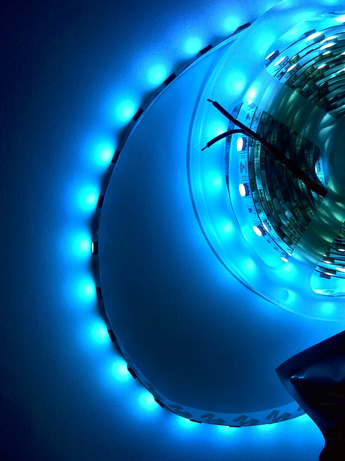 5M Ice Blue LED Strip Light Non-waterproof SMD5050 300led 470-480nm USA Shipping gallery