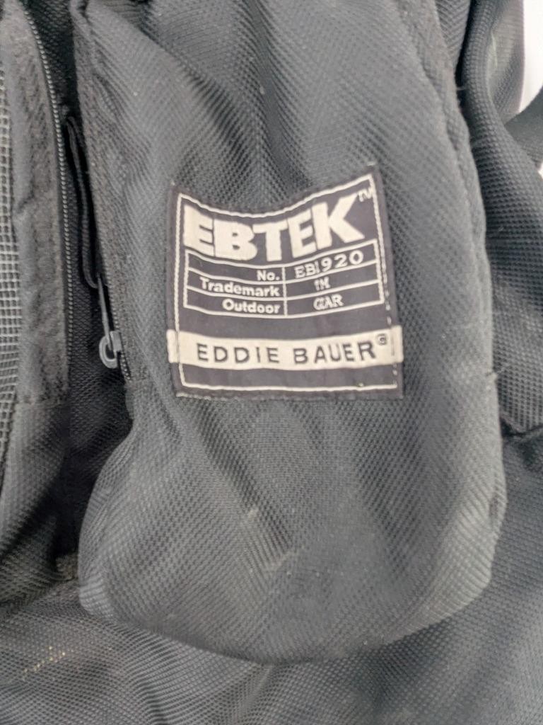 Eddie Bauer EBTEK Backpack EB1920 Gray & Black Outdoors Excellent Condition 2
