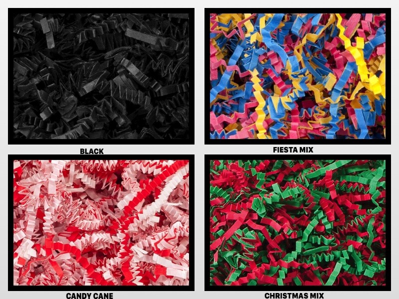 Paper Crinkle Shred for Packaging Gift Box / Basket Filler 10 Ounce Bag BULK BUY gallery