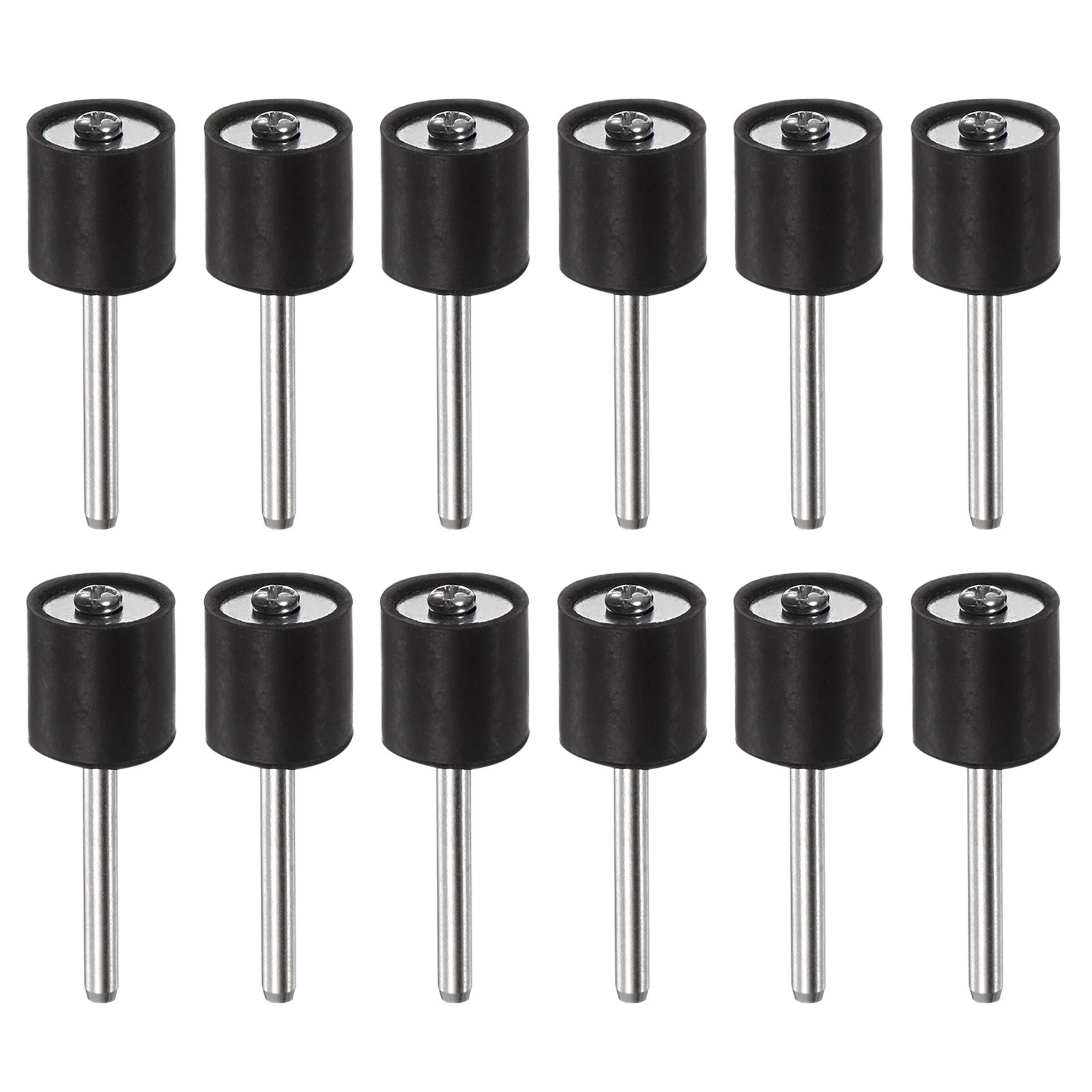 12pcs 1/2 Inch Sanding Drum Rubber Mandrels 1/8 inch Shank Sanding Sleeve Holder gallery