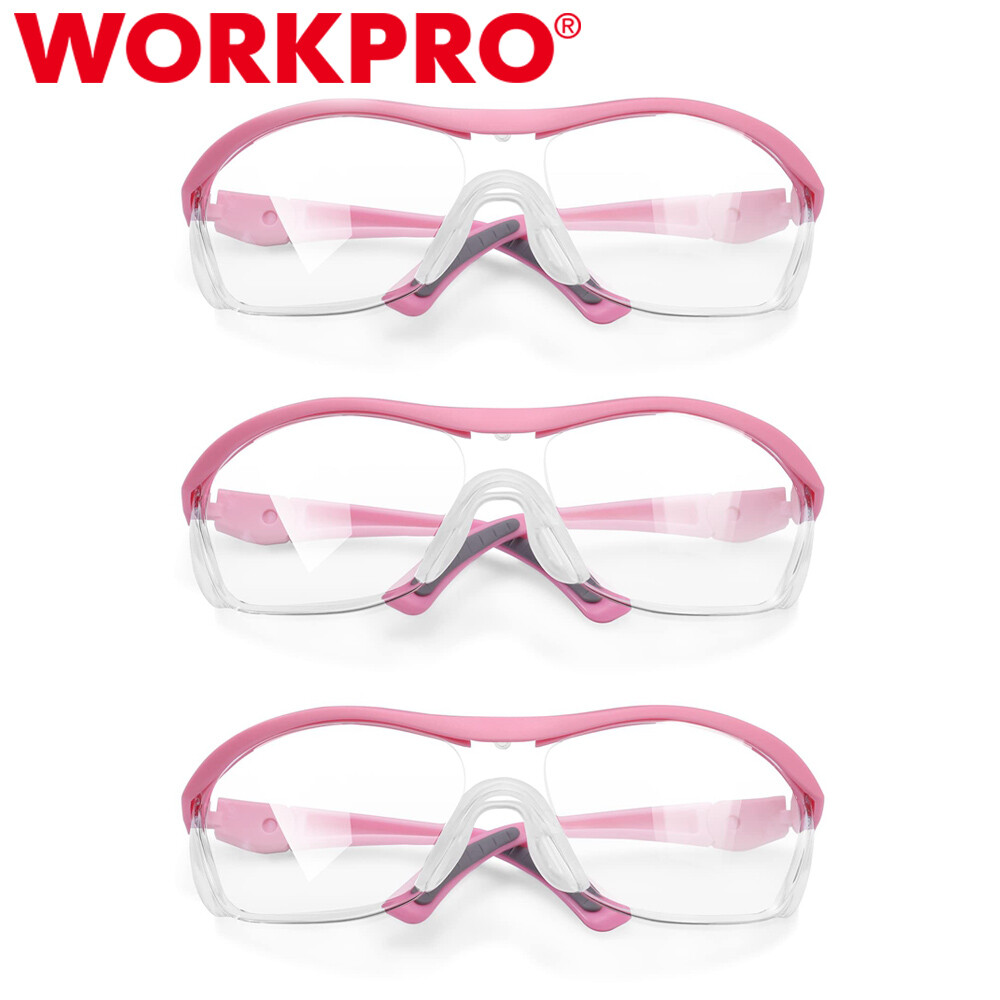 WORKPRO Safety Glasses 3pack Z87.1 Anti Fog UV Protection Safety Goggles Glasses gallery