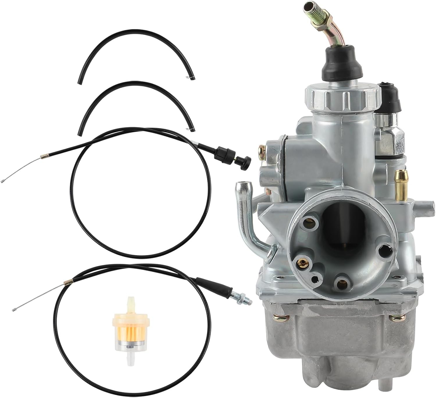 5HP-14101-10-00 Carburetor with Throttle Cable Fuel Line Fuel Filter Kit gallery