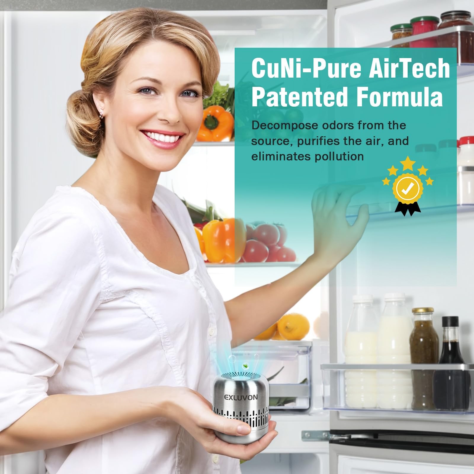 Refrigerator Deodorizer,Lasts for 10 Years Fridge Deodorizer Kitchen Gadgets ... gallery