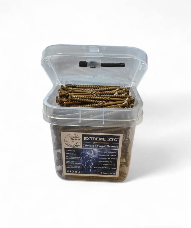 XTC™ Climate Proof™ Decking and Framing Screws #10 x 4" gallery