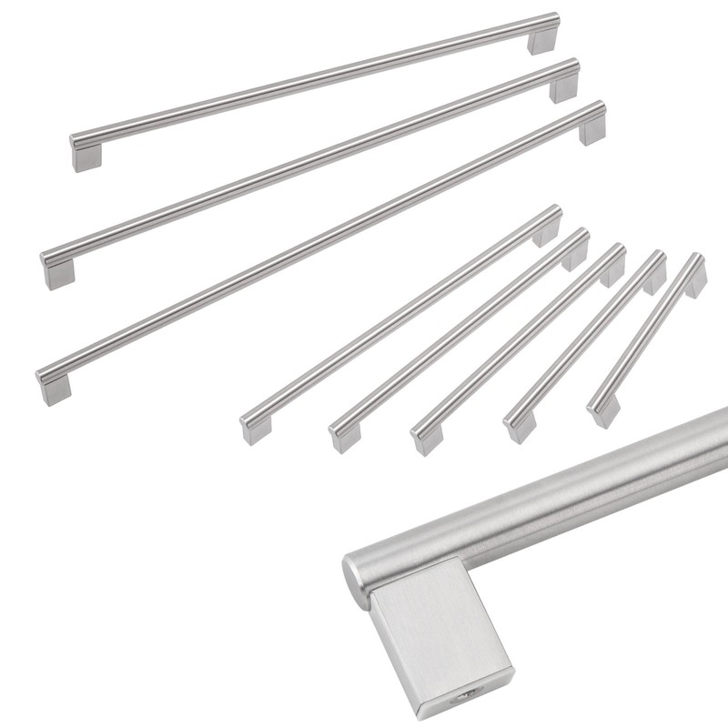 1-30Pack Kitchen Cabinet Pulls Stainless Steel Cupboard Door Drawer Bar Handles gallery