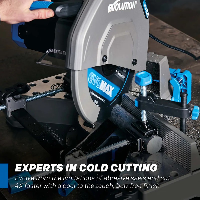 Evolution S14MCS: Cold Cut Mitering Chop Saw With 14 in. EVOMAX14ST Blade gallery