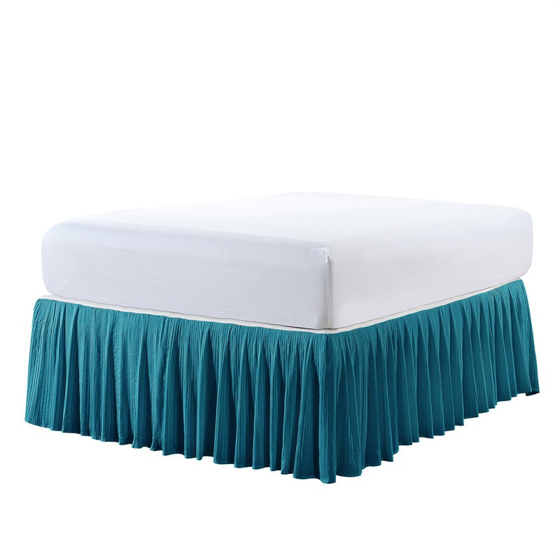 HST Super Soft Solid Brushed Microfiber 18" Pleated Bed Skirt/ Dust Ruffle gallery