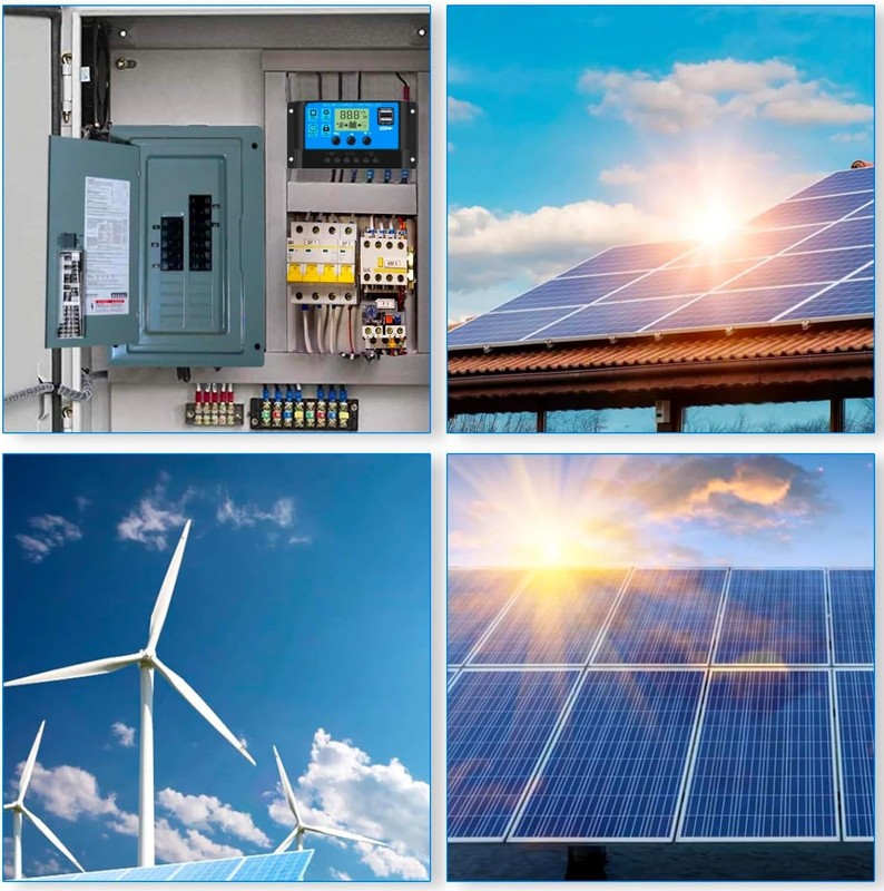 Efficient 30A PWM Solar Charge Controller for Lead-Acid Batteries – LCD Display gallery